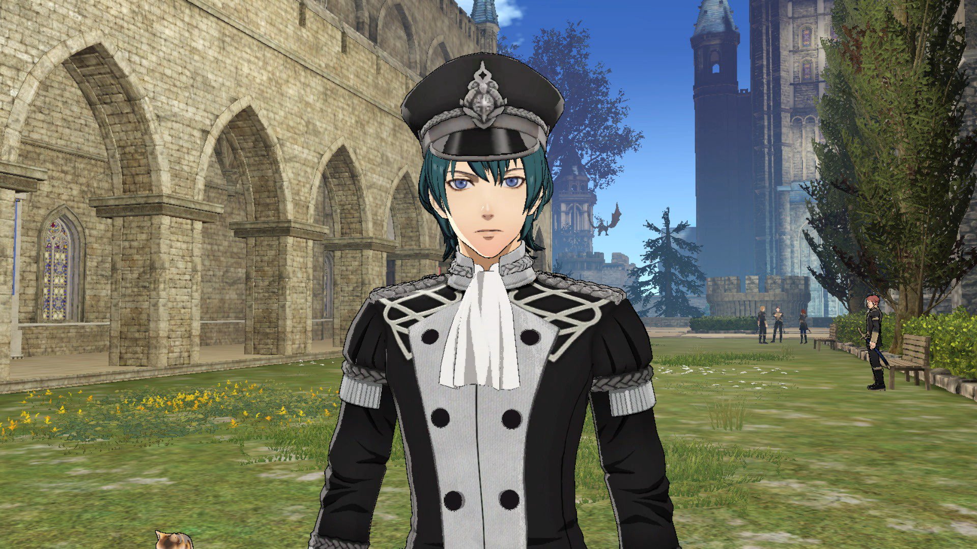 Byleth in the officers academy outfit